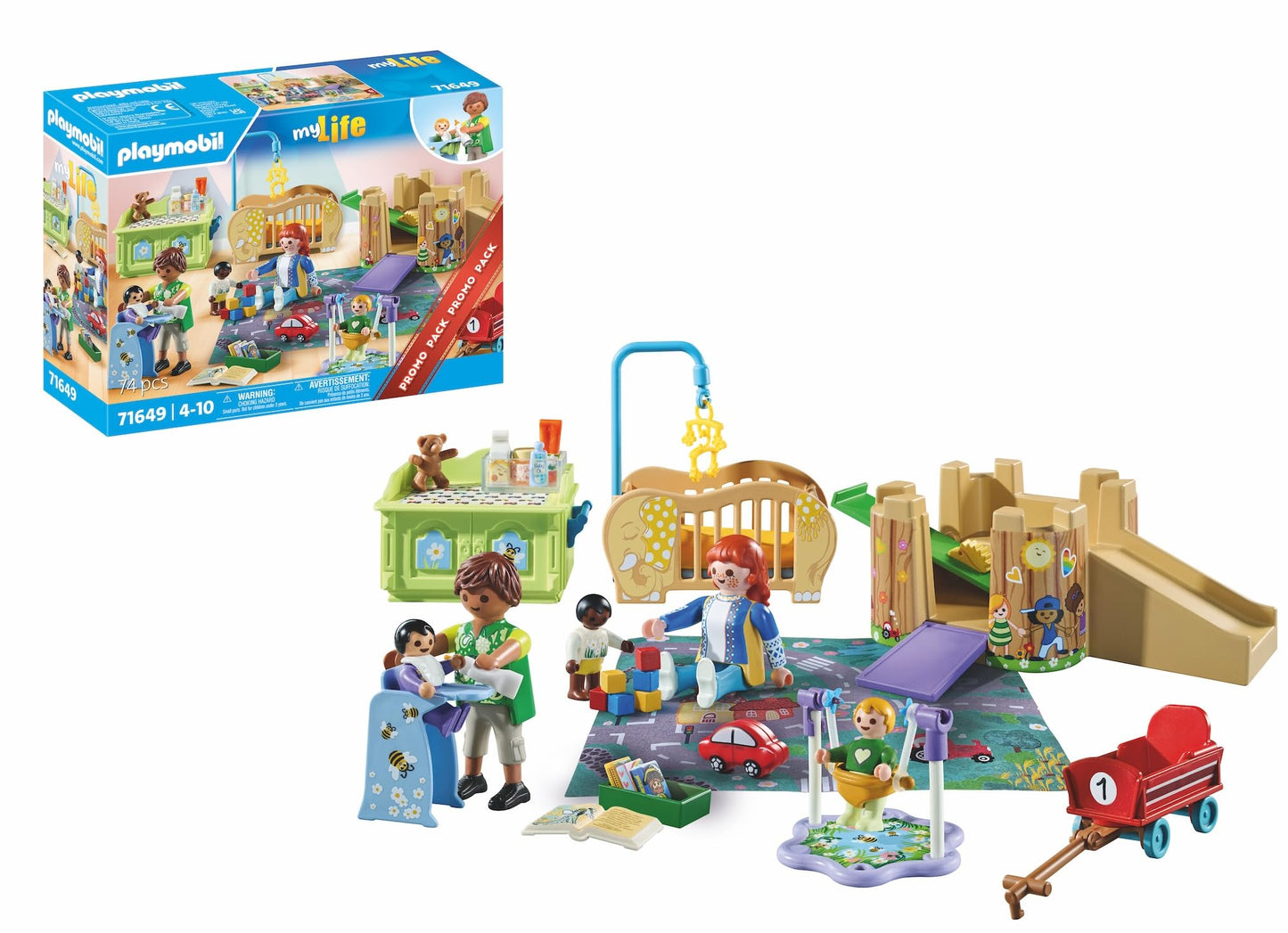 Playmobil Toddler Group – Imaginative Playset with Seesaw, Blocks, Crib & Stroller