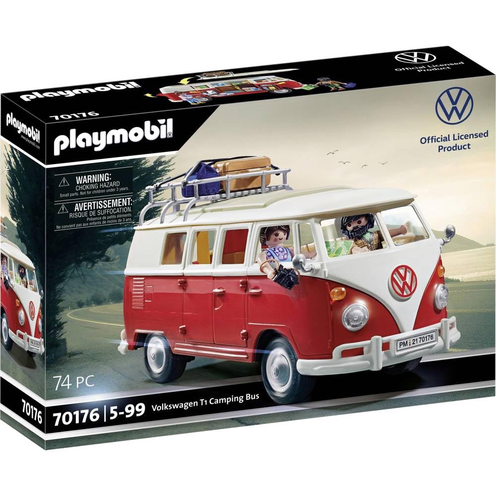 Playmobil Volkswagen T1 Camping Bus – Realistic Camper Van Playset