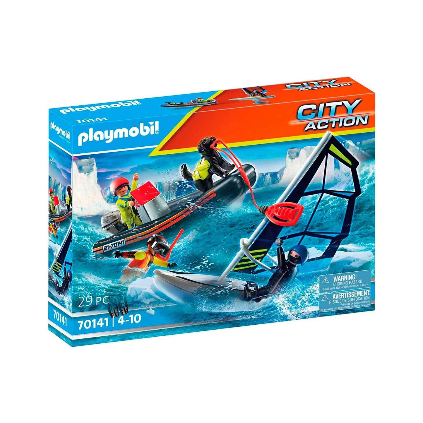 Playmobil Water Rescue with Dog – Sea Rescue Playset for Kids