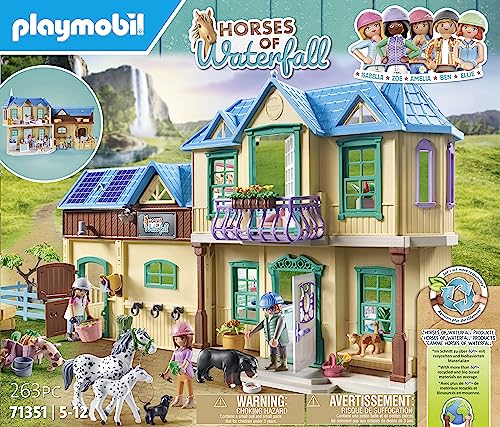 Playmobil Horses of Waterfall - Waterfall Ranch Playset