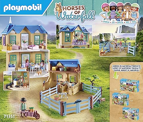 Playmobil Horses of Waterfall - Waterfall Ranch Playset