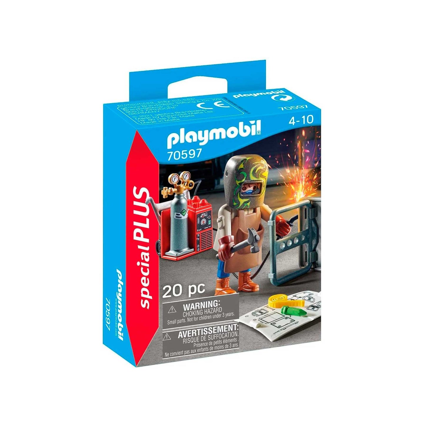 Playmobil Welder – Special Plus Figure with Safety Gear | Collectible Workshop Set
