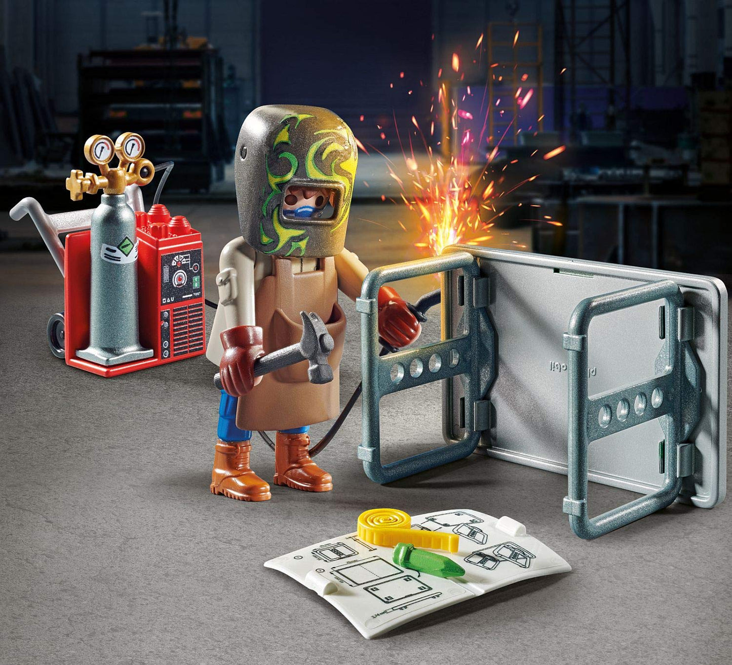 Playmobil Welder – Special Plus Figure with Safety Gear | Collectible Workshop Set