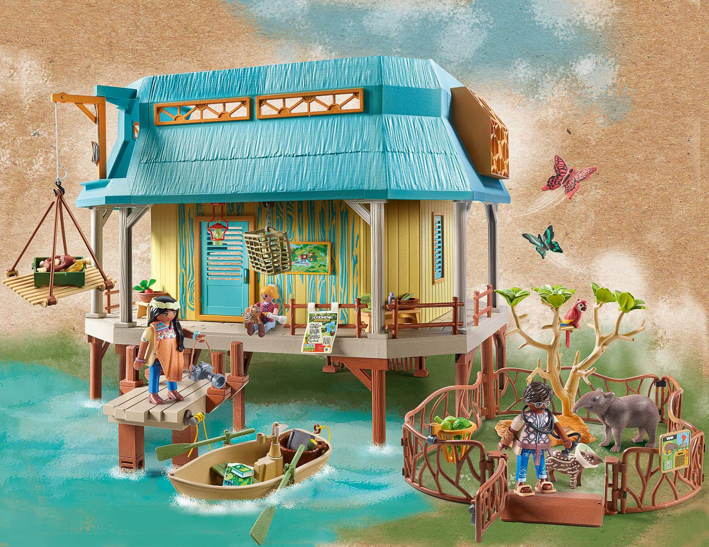 Playmobil Wiltopia Animal Care Station – Interactive Wildlife Clinic