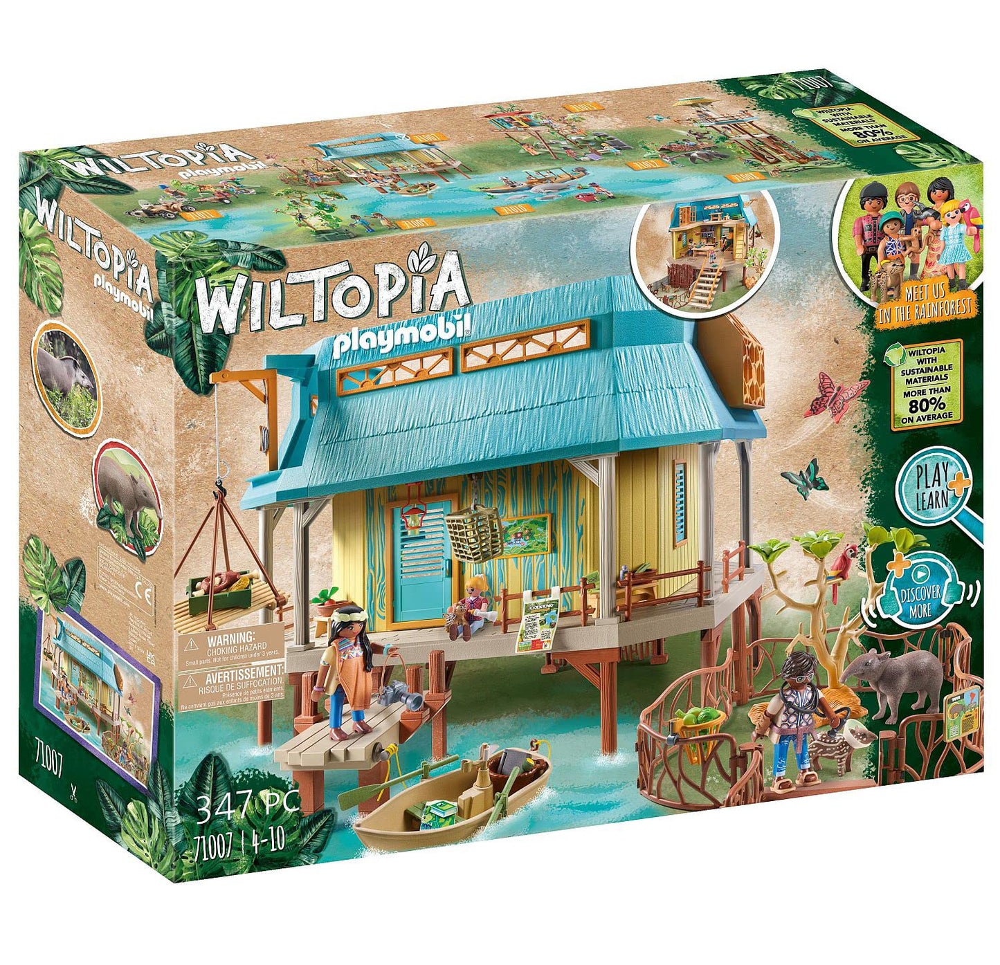 Playmobil Wiltopia Animal Care Station – Interactive Wildlife Clinic