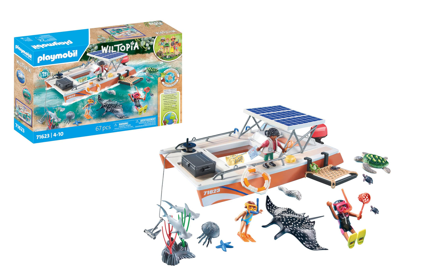 Playmobil Wiltopia Coral Reef Examination – Eco-Friendly Ocean Exploration Set
