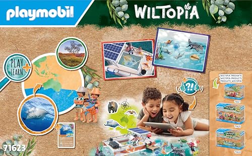 Playmobil Wiltopia Coral Reef Examination – Eco-Friendly Ocean Exploration Set