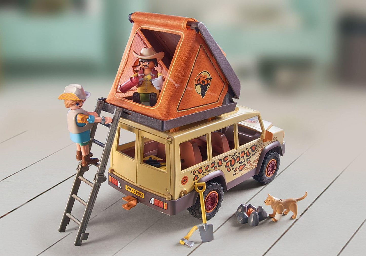 Playmobil Wiltopia Cross-Country Vehicle with Lions – Eco Wildlife Adventure