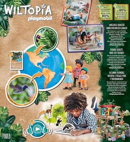 Playmobil Wiltopia Family Tree House – Eco-Friendly Rainforest Playset