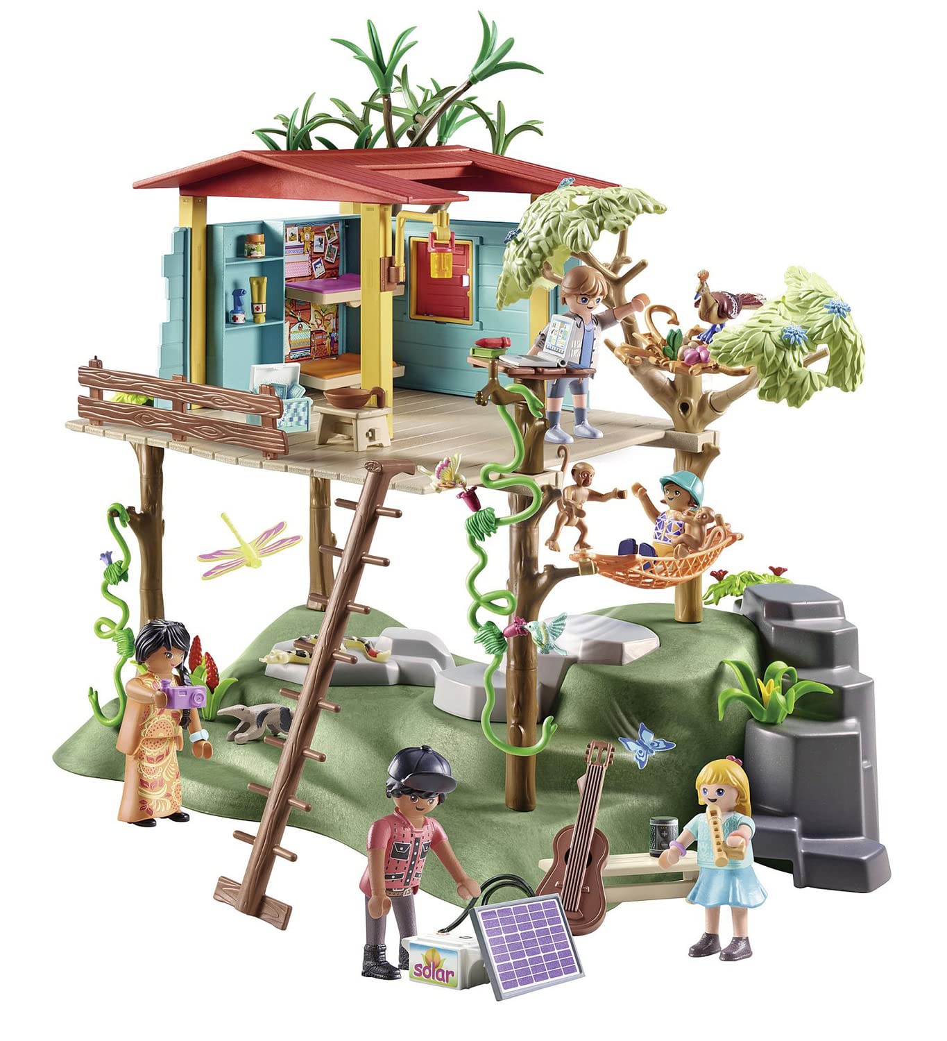 Playmobil Wiltopia Family Tree House – Eco-Friendly Rainforest Playset