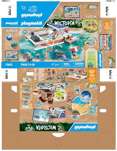 Playmobil Wiltopia Coral Reef Examination – Eco-Friendly Ocean Exploration Set