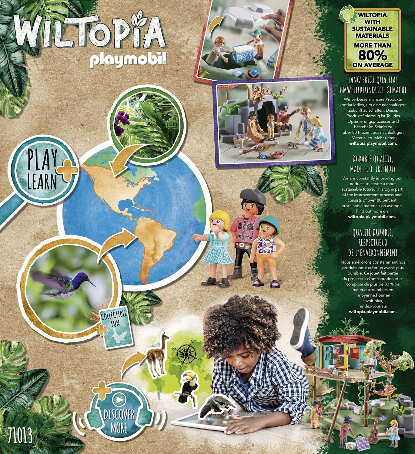 Playmobil Wiltopia Family Tree House – Eco-Friendly Rainforest Playset
