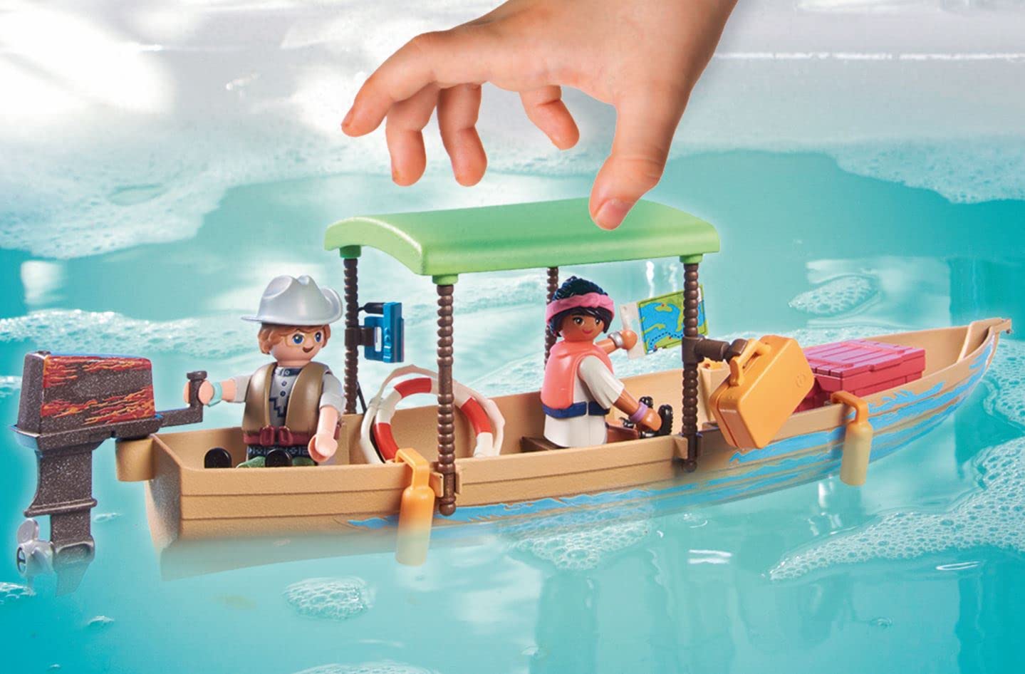 Playmobil Wiltopia Boat Trip to The Manatees — Educational Wildlife Adventure Set