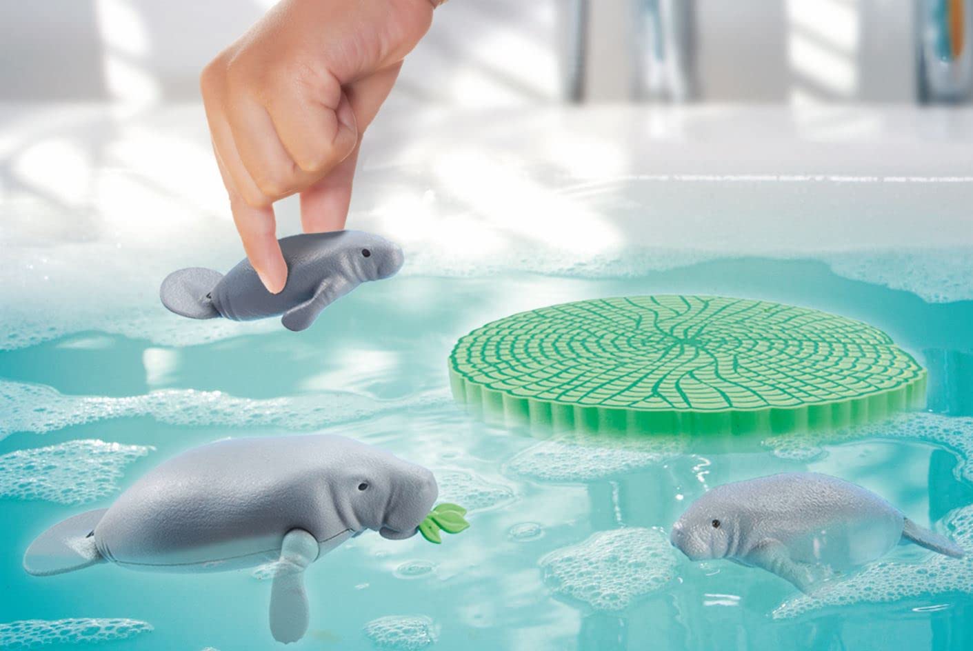Playmobil Wiltopia Boat Trip to The Manatees — Educational Wildlife Adventure Set