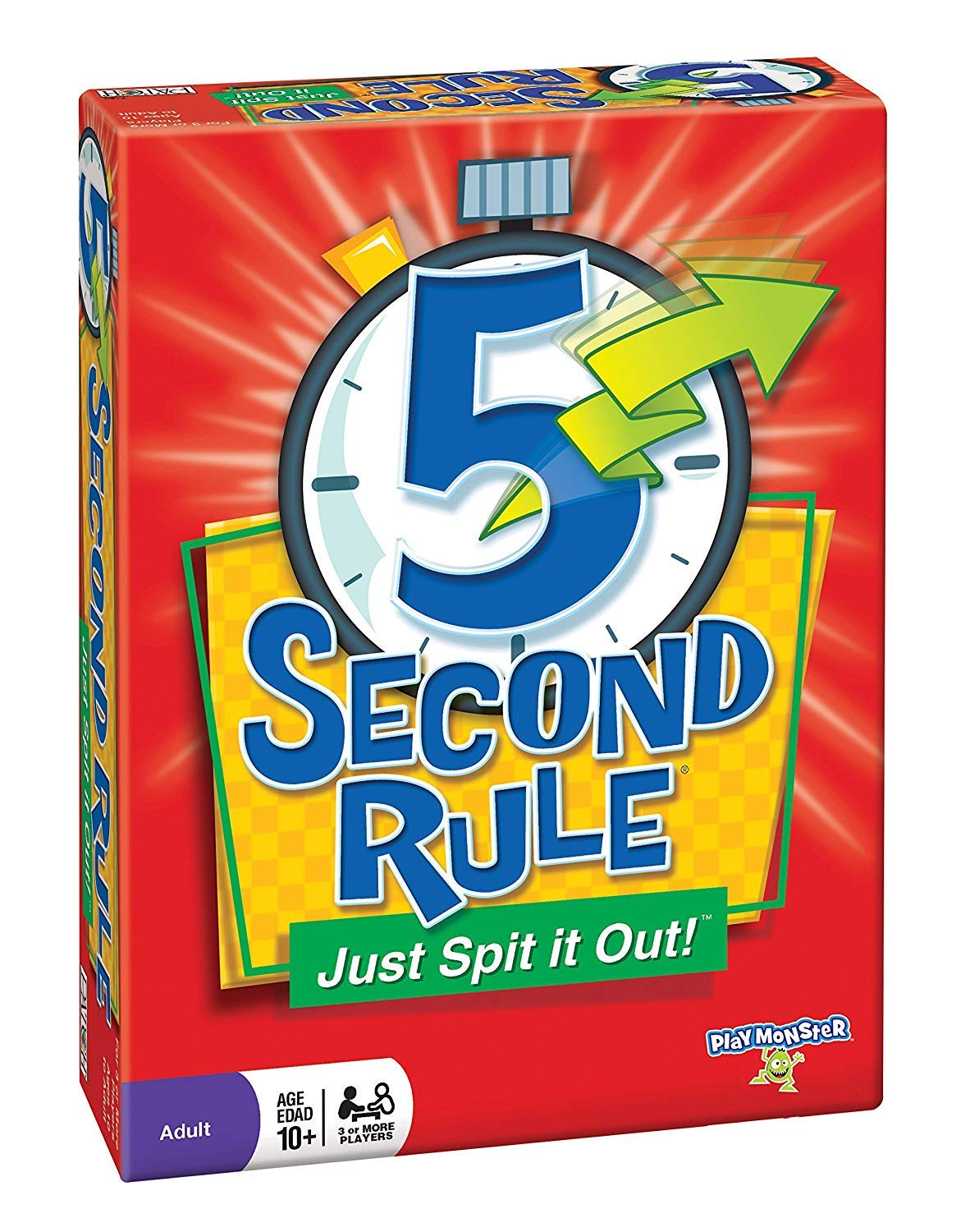 PlayMonster 5 Second Rule — Quick, Hilarious Party Game for Fast Thinking