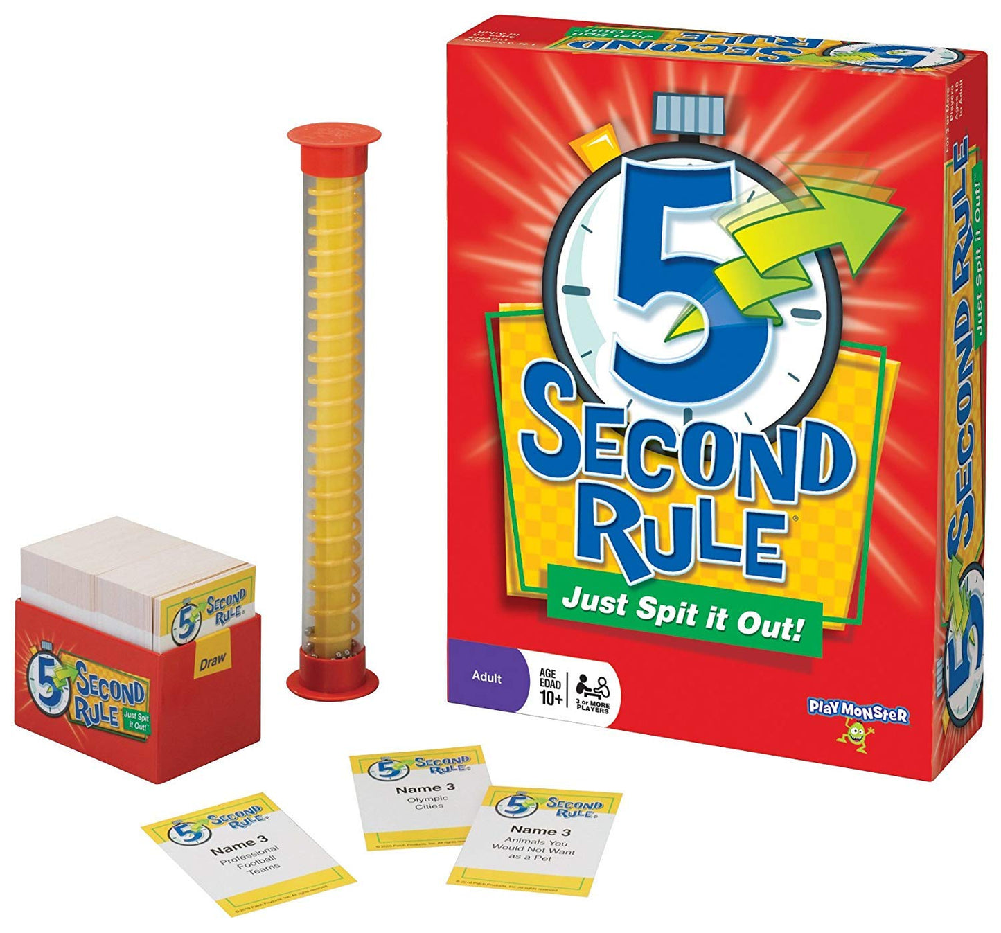 PlayMonster 5 Second Rule — Quick, Hilarious Party Game for Fast Thinking