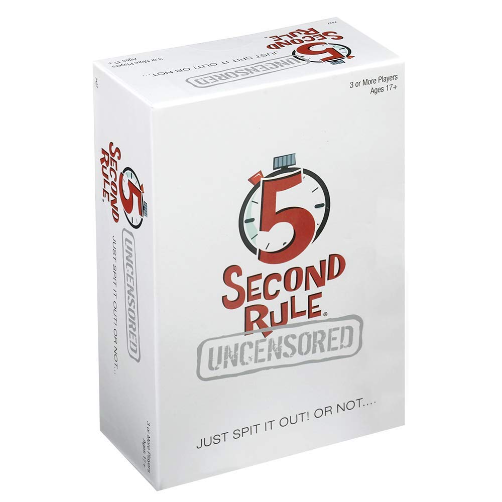 PlayMonster 5 Second Rule Uncensored – Adult Party Card Game for 17+ | Quick, Hilarious Fun