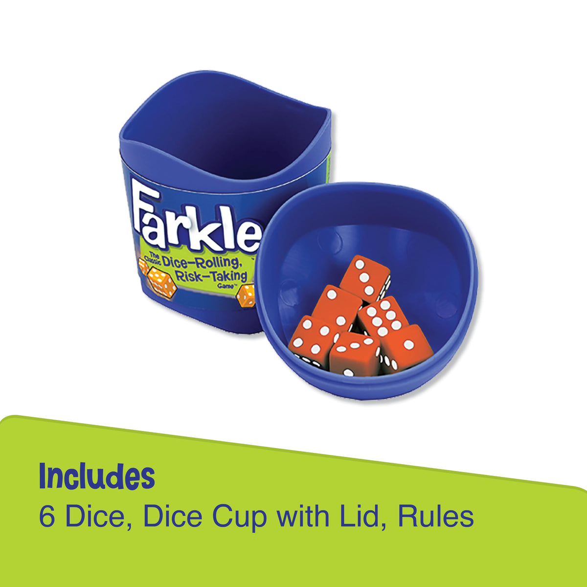 PlayMonster Farkle Classic Dice Game – Family Night Fun, Travel-Ready, Ages 8+