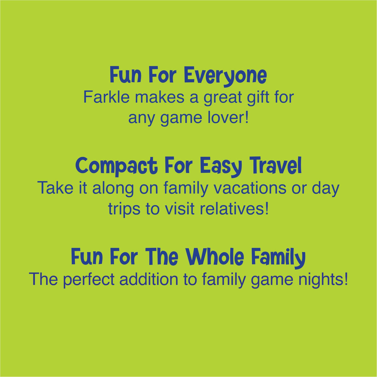 PlayMonster Farkle Classic Dice Game – Family Night Fun, Travel-Ready, Ages 8+