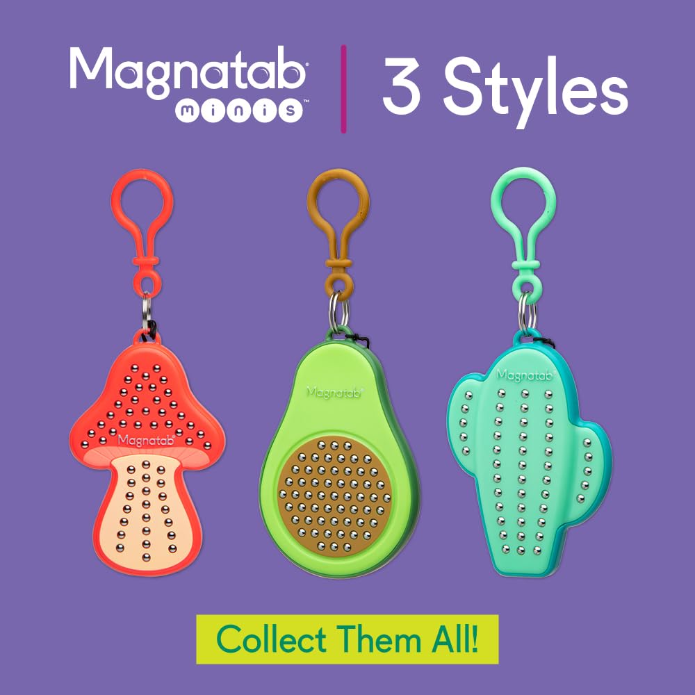 PlayMonster Magnatab Minis - Travel-Sized Sensory Magnetic Drawing Toy (Ages 3+) - Cactus