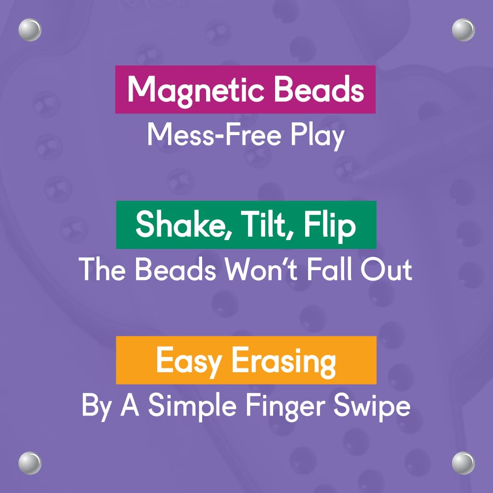 PlayMonster Magnatab Minis - Travel-Sized Sensory Magnetic Drawing Toy (Ages 3+) - Cactus