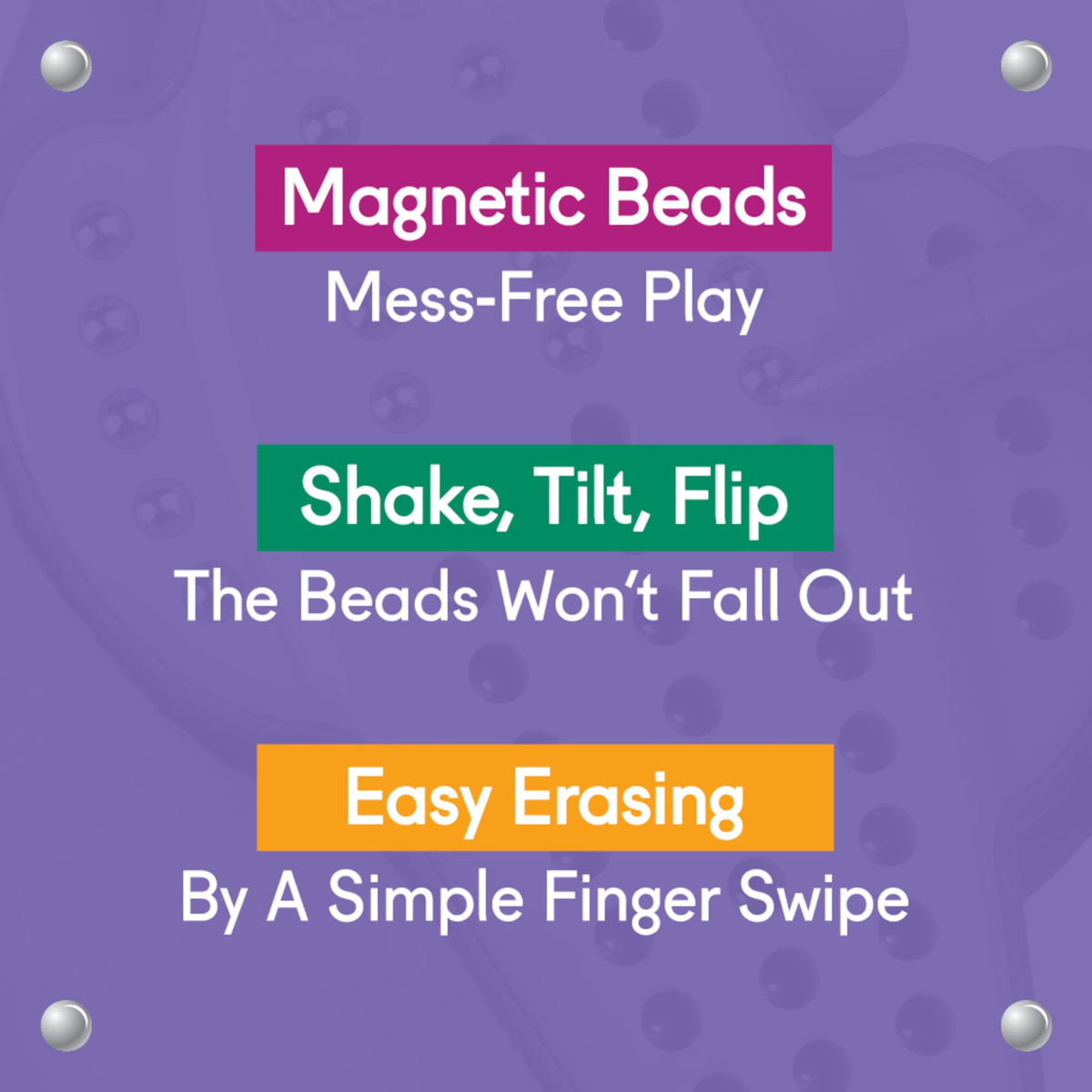 Magnatab Minis by PlayMonster – Sensory Magnetic Drawing Toy (Ages 3+) Mushroom Clip