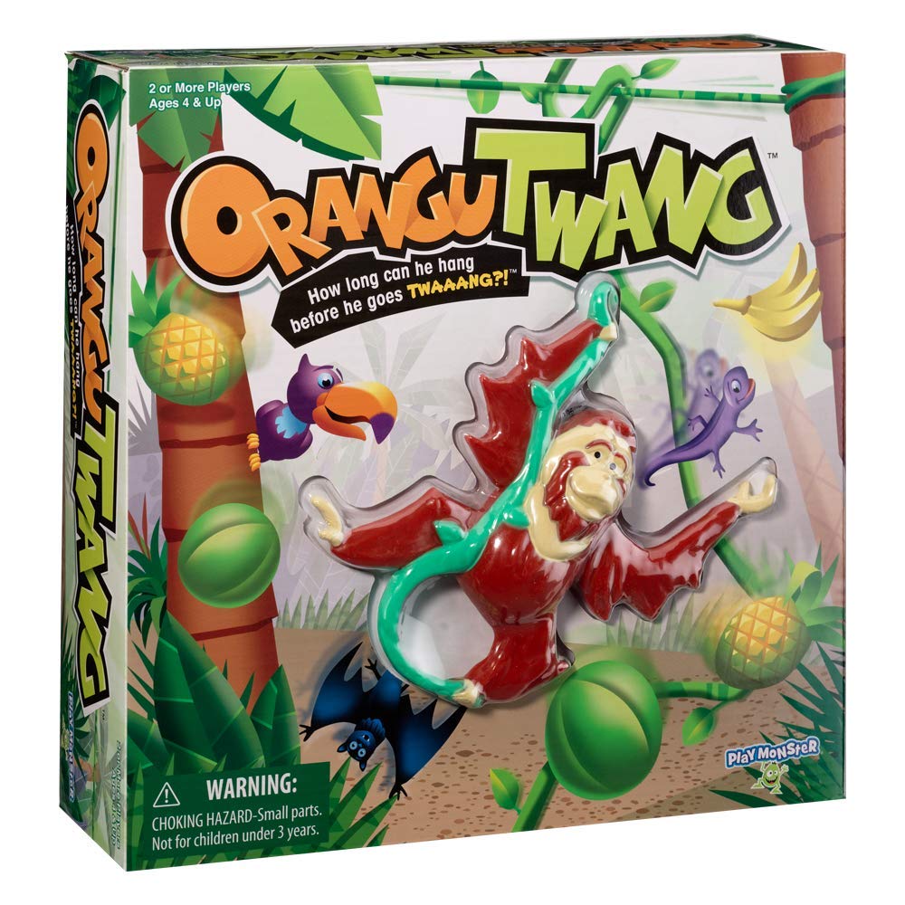 Orangutwang Game by PlayMonster | How Long Can He Hang?