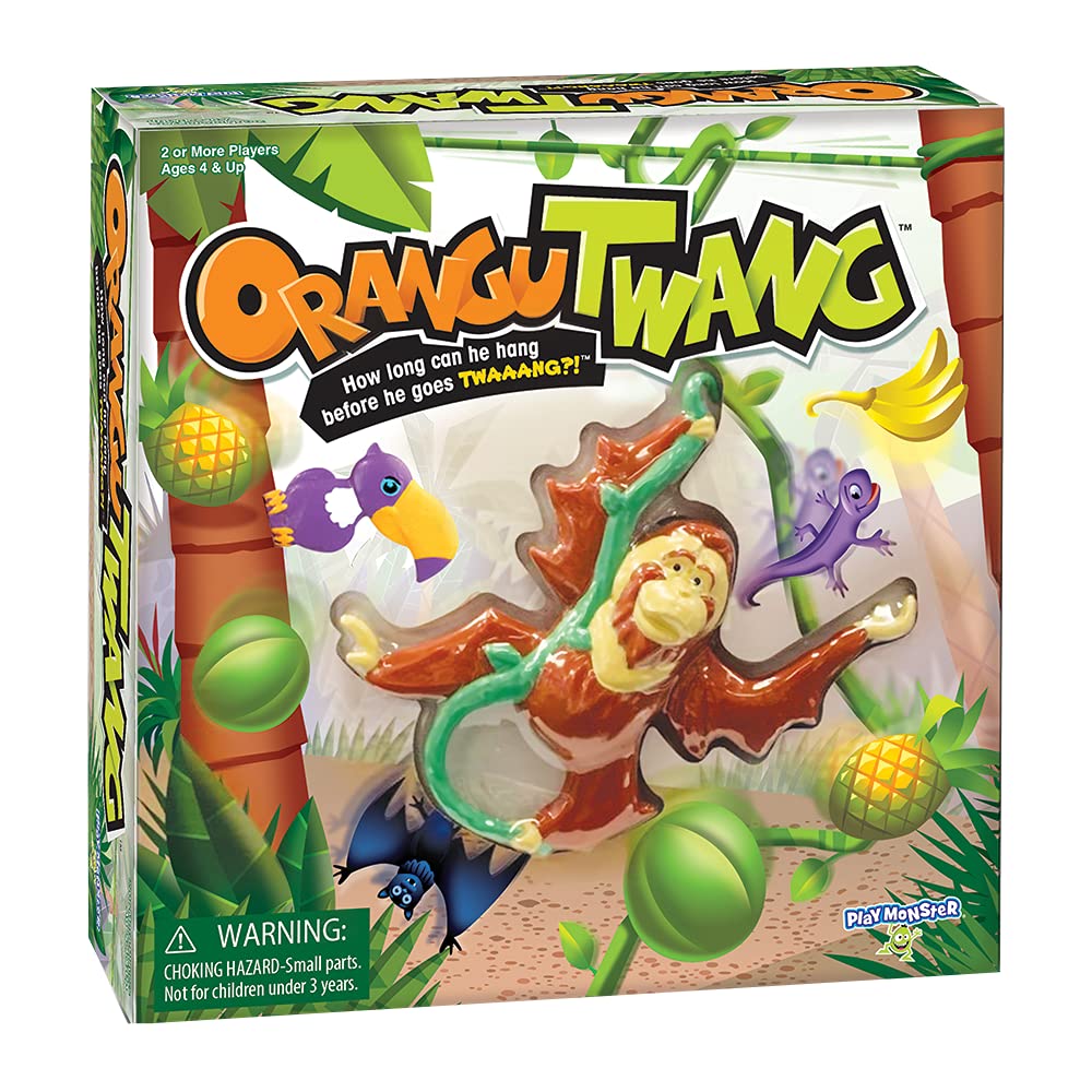 Orangutwang Game by PlayMonster | How Long Can He Hang?