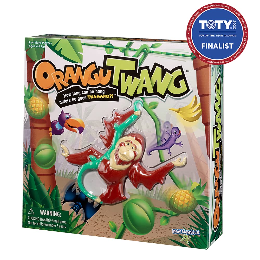 Orangutwang Game by PlayMonster | How Long Can He Hang?