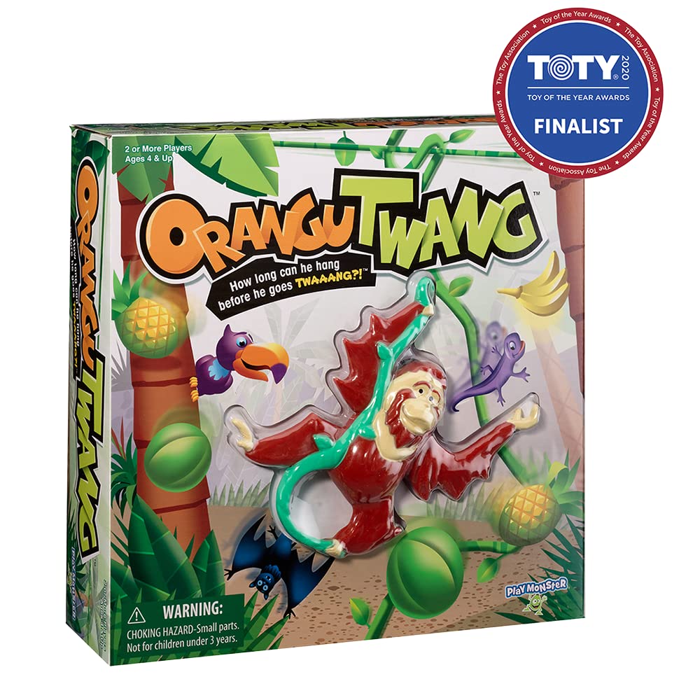 Orangutwang Game by PlayMonster | How Long Can He Hang?