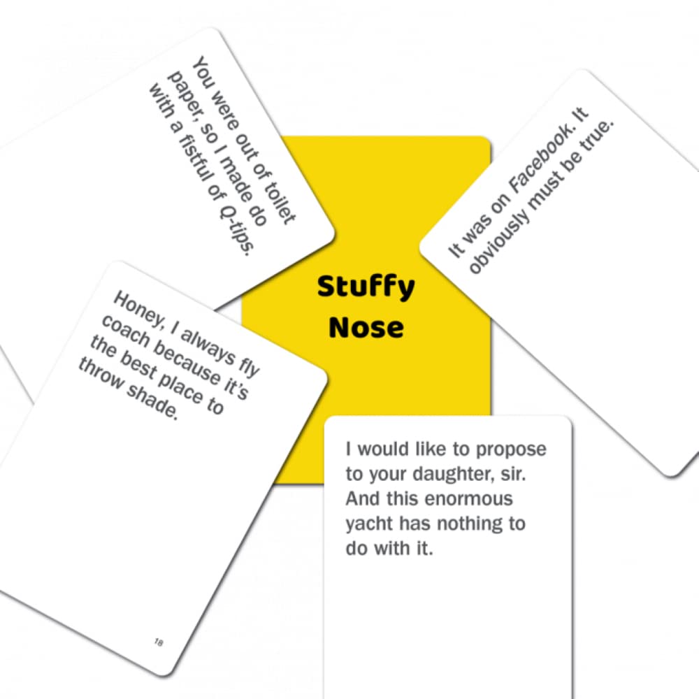 PlayMonster Utter Nonsense Naughty Edition — The Crazy Board Game of Voices and Accents (Ages 17+)