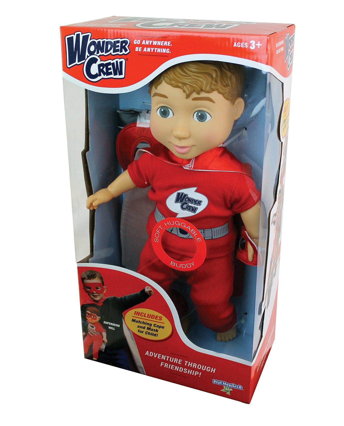 PlayMonster Wonder Crew Will – 15-Inch Superhero Buddy