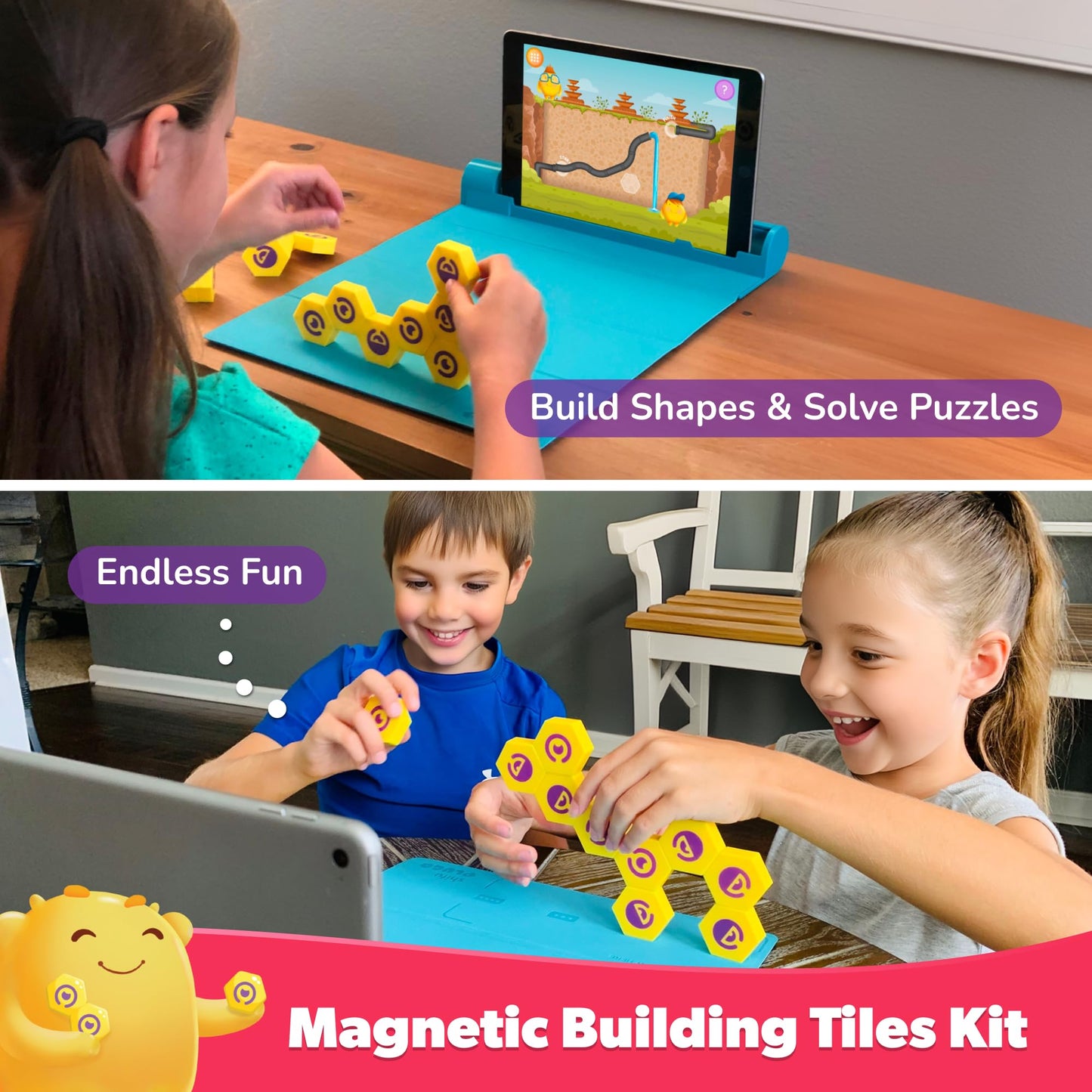 PlayShifu Junior Genius Pack | 3-in-1 STEM Learning Kit for Kids 4–10 | Word Wiz, Mission Math & Connecto