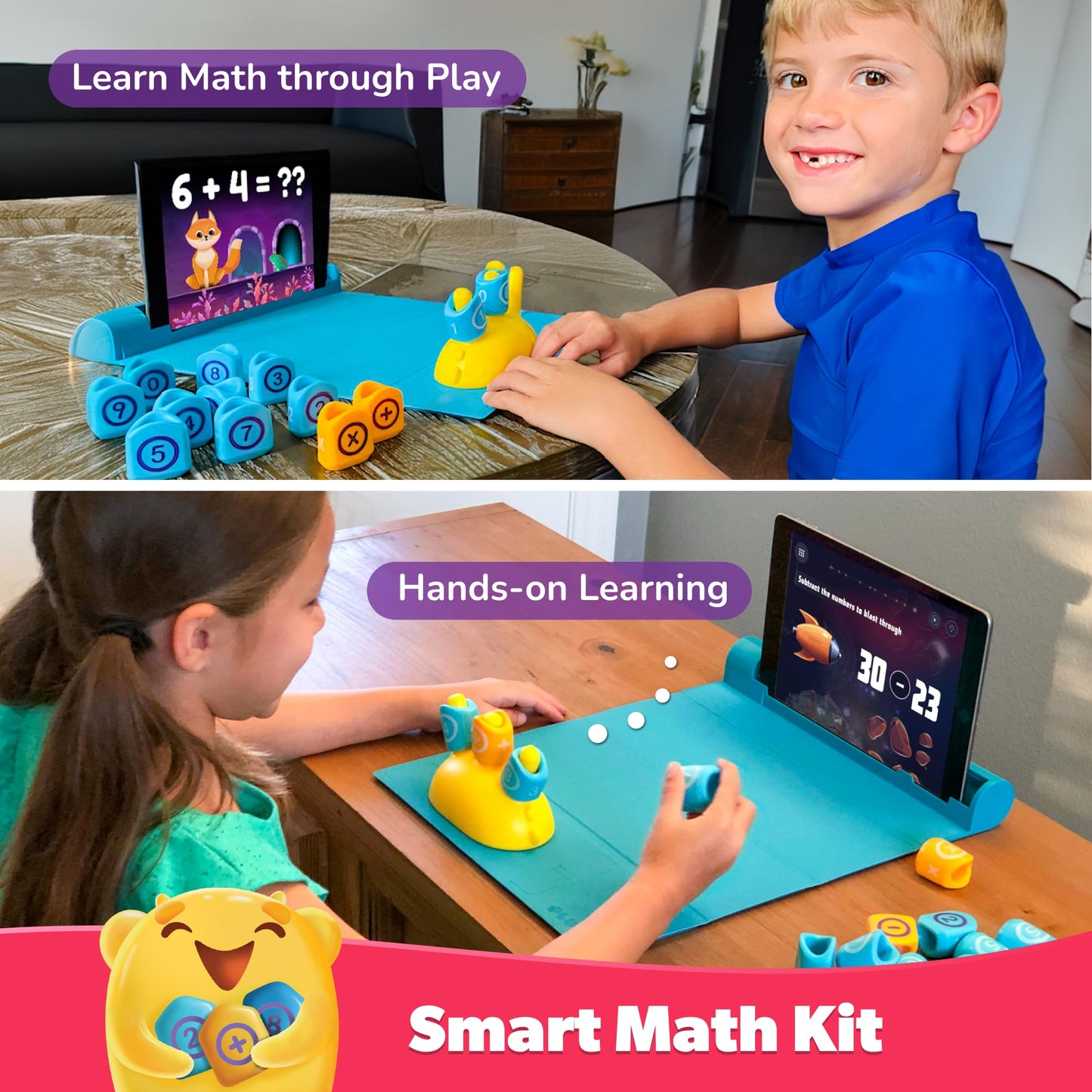 PlayShifu Junior Genius Pack | 3-in-1 STEM Learning Kit for Kids 4–10 | Word Wiz, Mission Math & Connecto