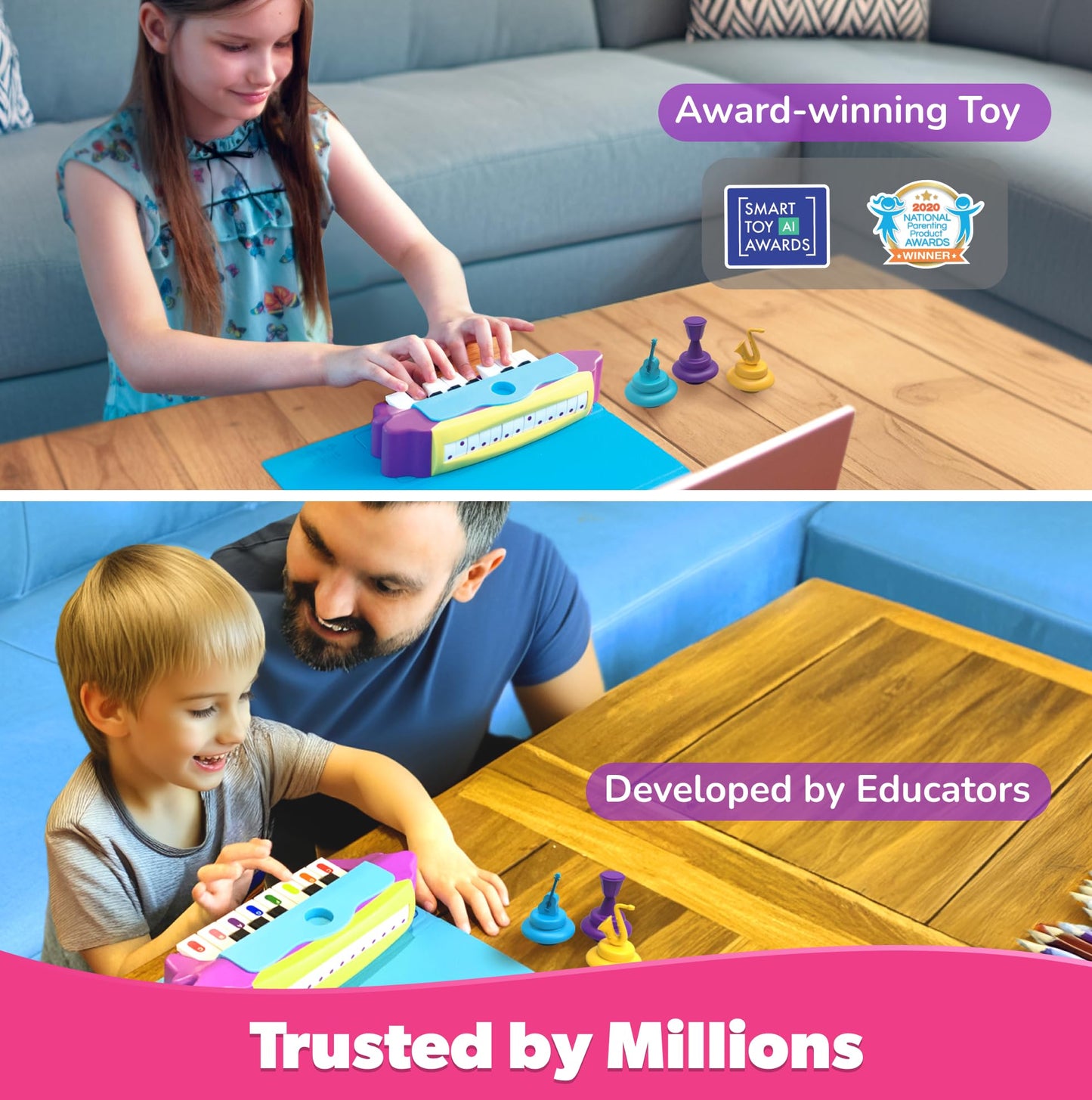 Plugo Tunes by PlayShifu (Kit+App) – Interactive Piano Starter for Kids 4–10