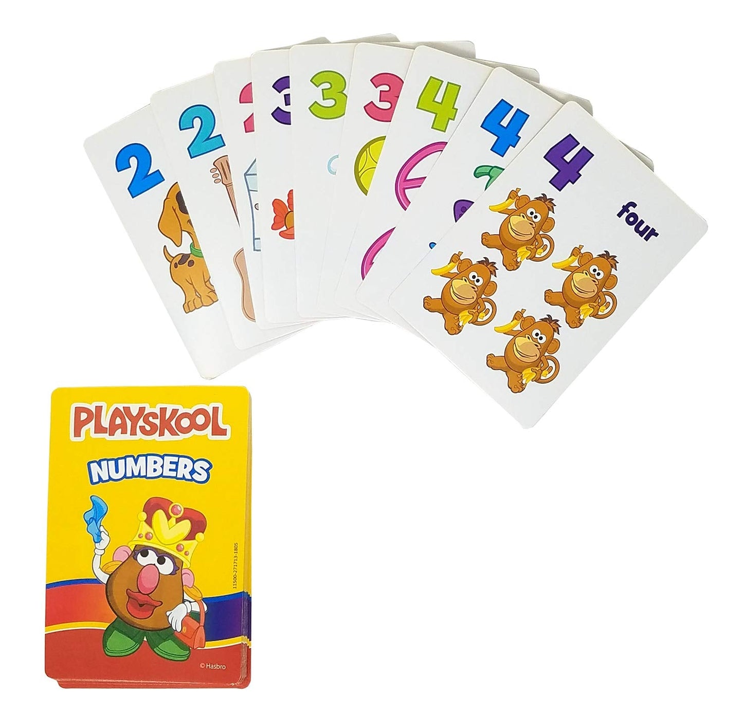 Playskool Flash Cards Value Pack - Alphabet, First Words, Shapes & Colors, Numbers | PreK–K