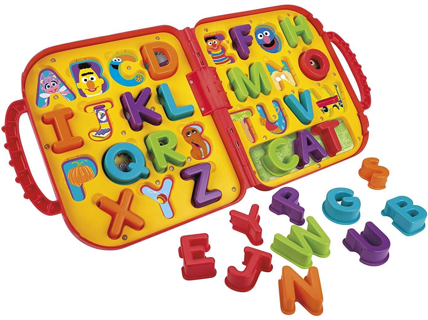 Playskool Sesame Street Elmo's On the Go Letters - 24 x 36 Inch Alphabet Set with Carry Case