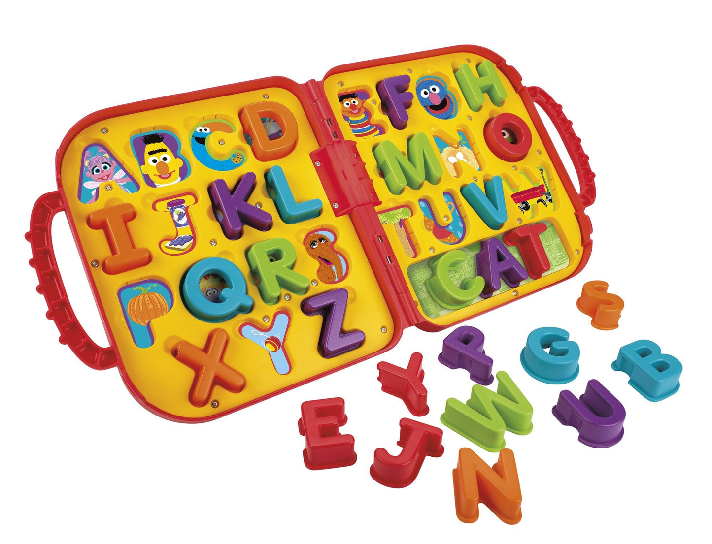 Playskool Sesame Street Elmo's On the Go Letters - 24 x 36 Inch Alphabet Set with Carry Case