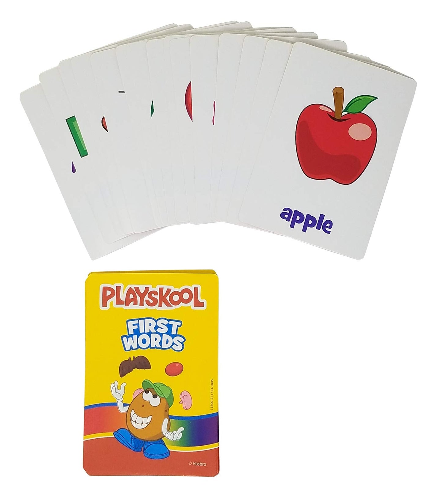 Playskool Flash Cards Value Pack - Alphabet, First Words, Shapes & Colors, Numbers | PreK–K
