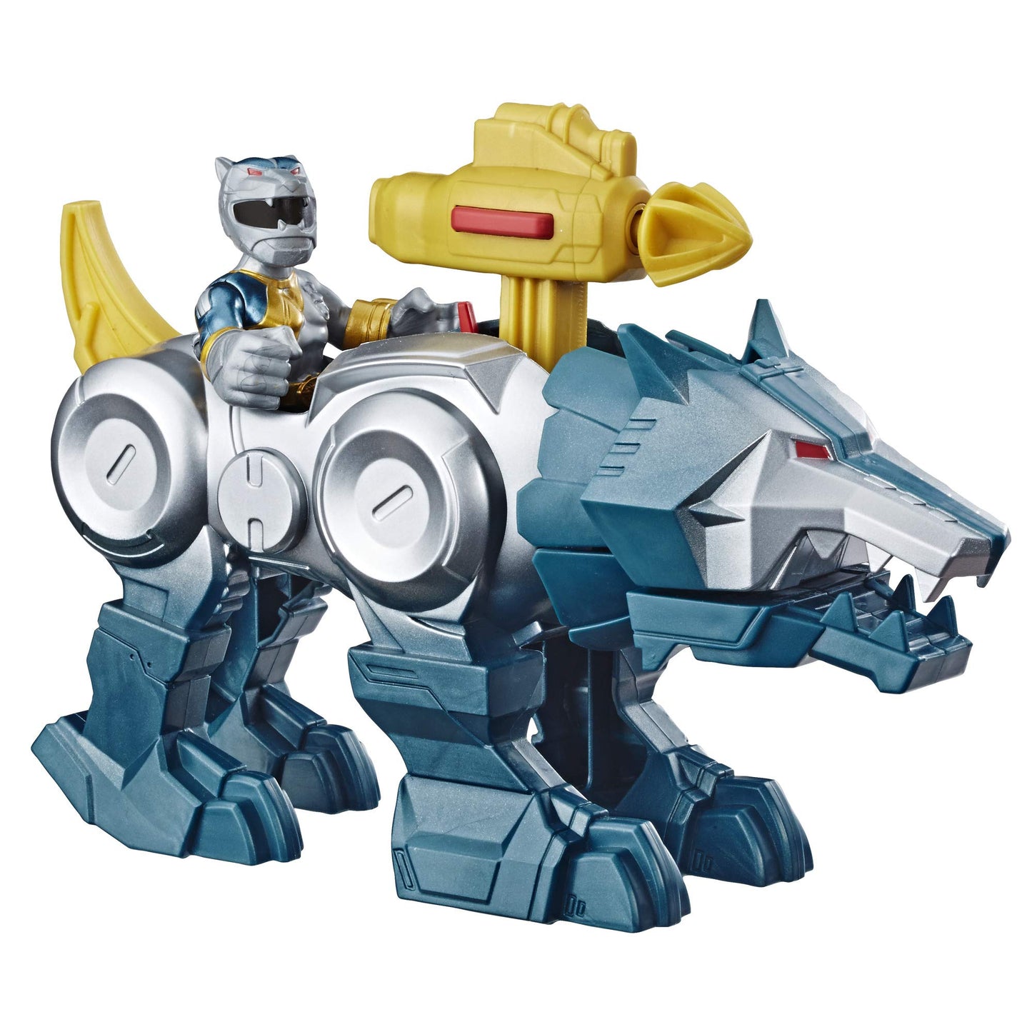 PlaySkool Heroes Power Rangers Silver Ranger & Wolf Zord 2-Pack – Dino Thunder Collectible Toys