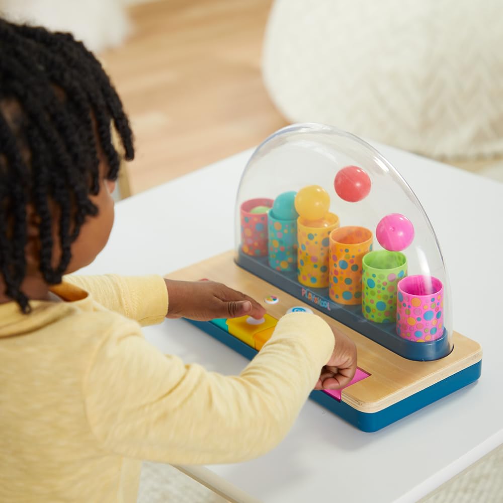 Playskool Little Wonders Pop-A-Tune – Colorful Tubes & Keys Toy for 12 Months+