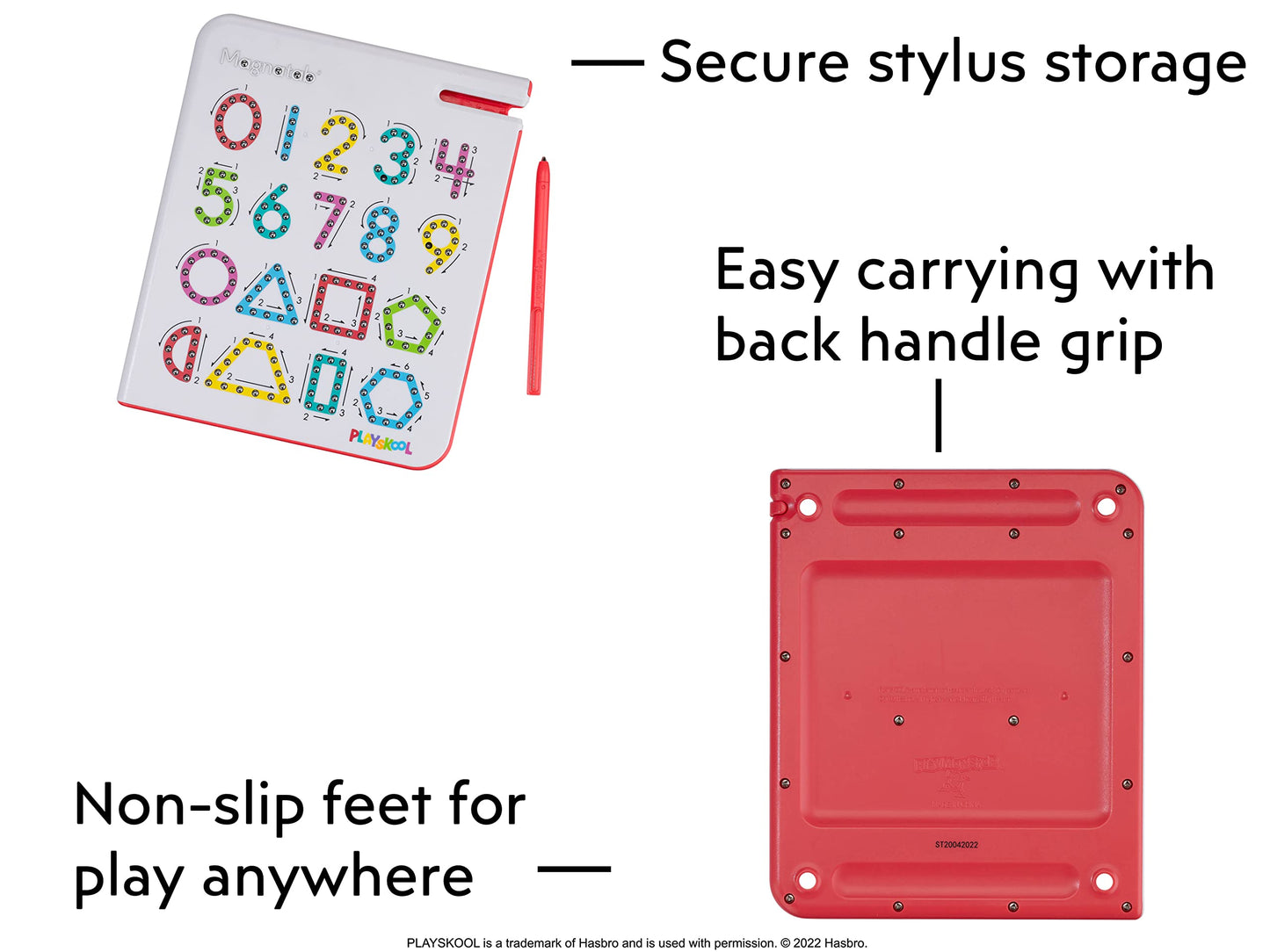 Playskool Magnatab — Numbers & Shapes Magnetic Drawing Board for Toddlers (Ages 3+)