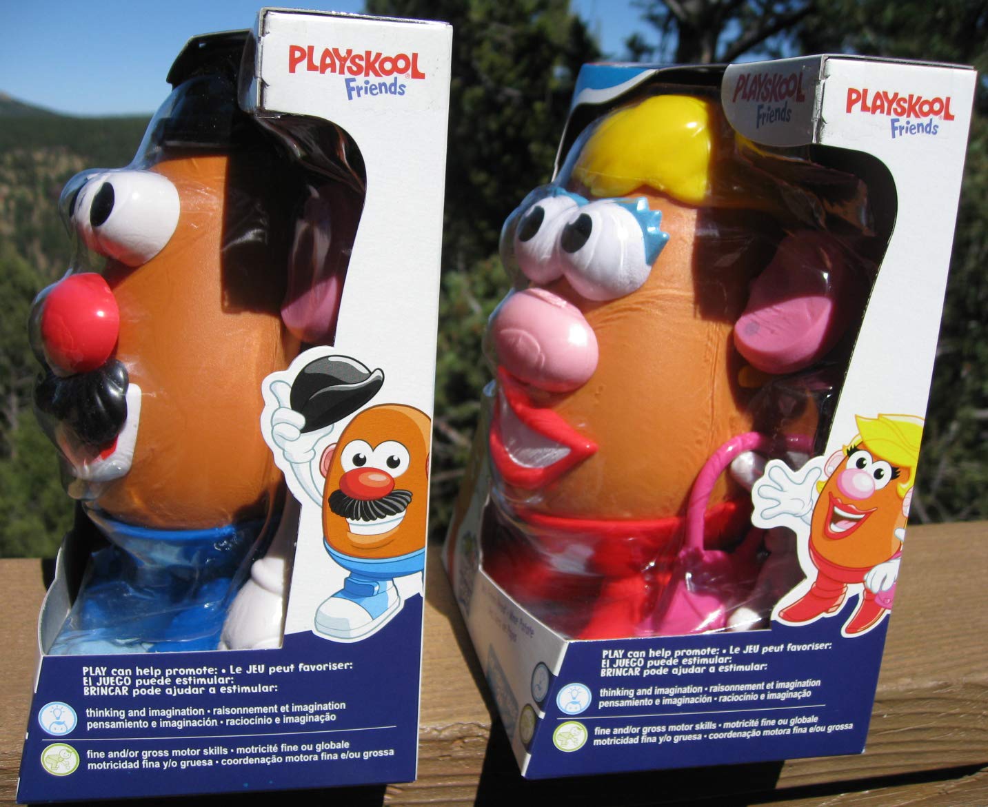 Playskool Mr Potato Head & Mrs Potato Head Bundle — 2 Complete Spud Characters for Creative Pretend Play