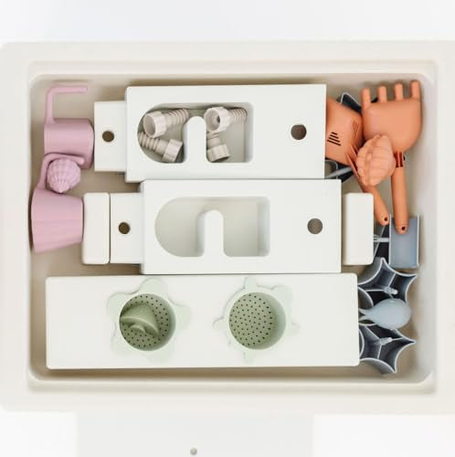 PLAYSMOL Tide Water & Sensory Table – 3-in-1 Sand, Water, and Craft Station for Kids (Ages 3+)