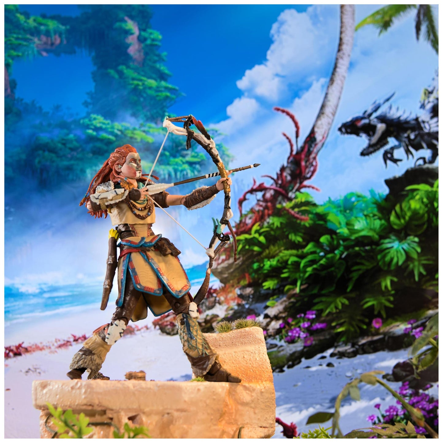 PlayStation Horizon Forbidden West Aloy Deluxe 6-Inch Figure | The Shapes Collection