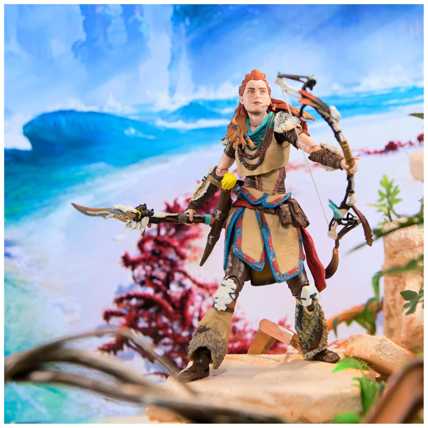 PlayStation Horizon Forbidden West Aloy Deluxe 6-Inch Figure | The Shapes Collection