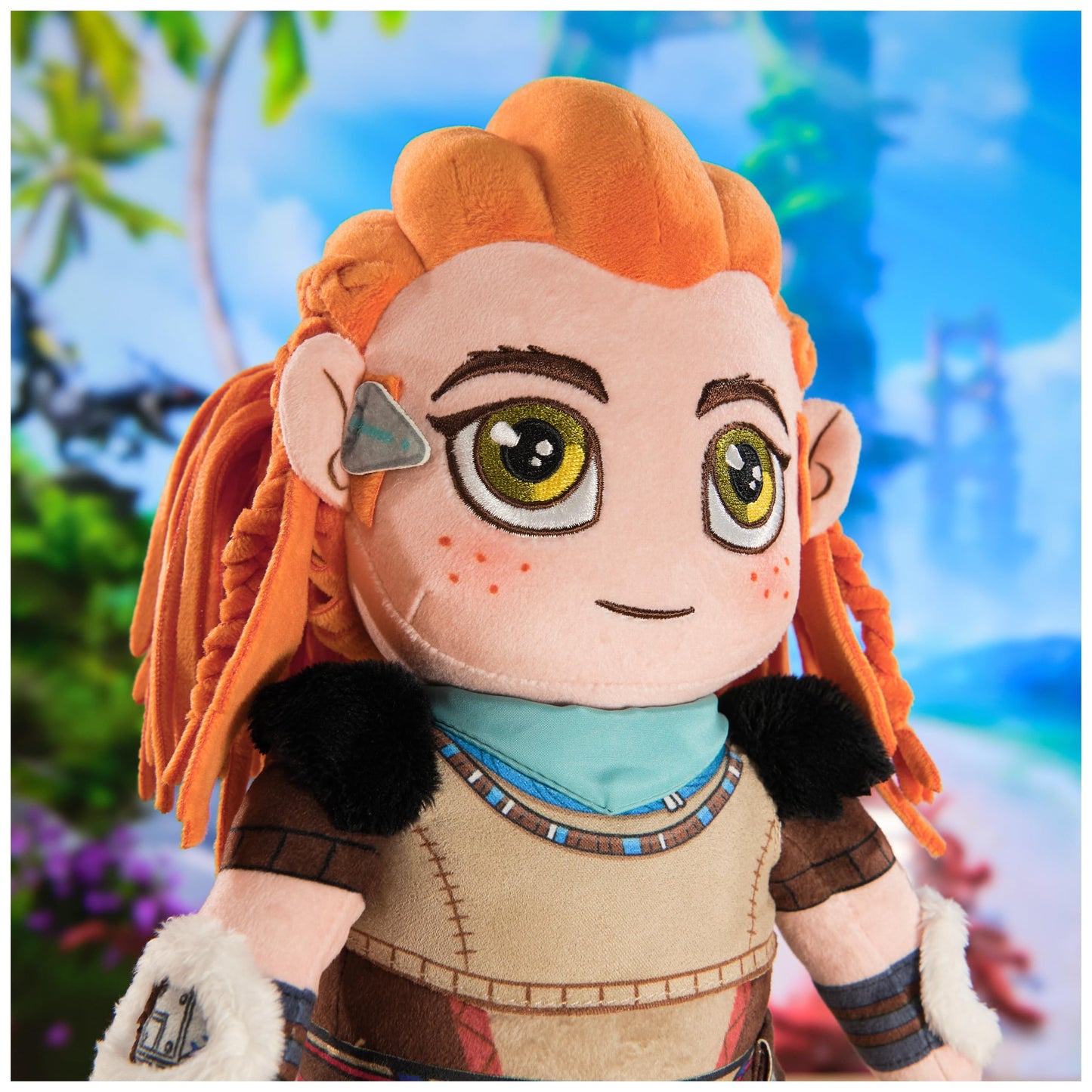PlayStation Horizon Forbidden West Aloy 10-Inch Premium Collector Plush – Official PS5 Toy & Gift