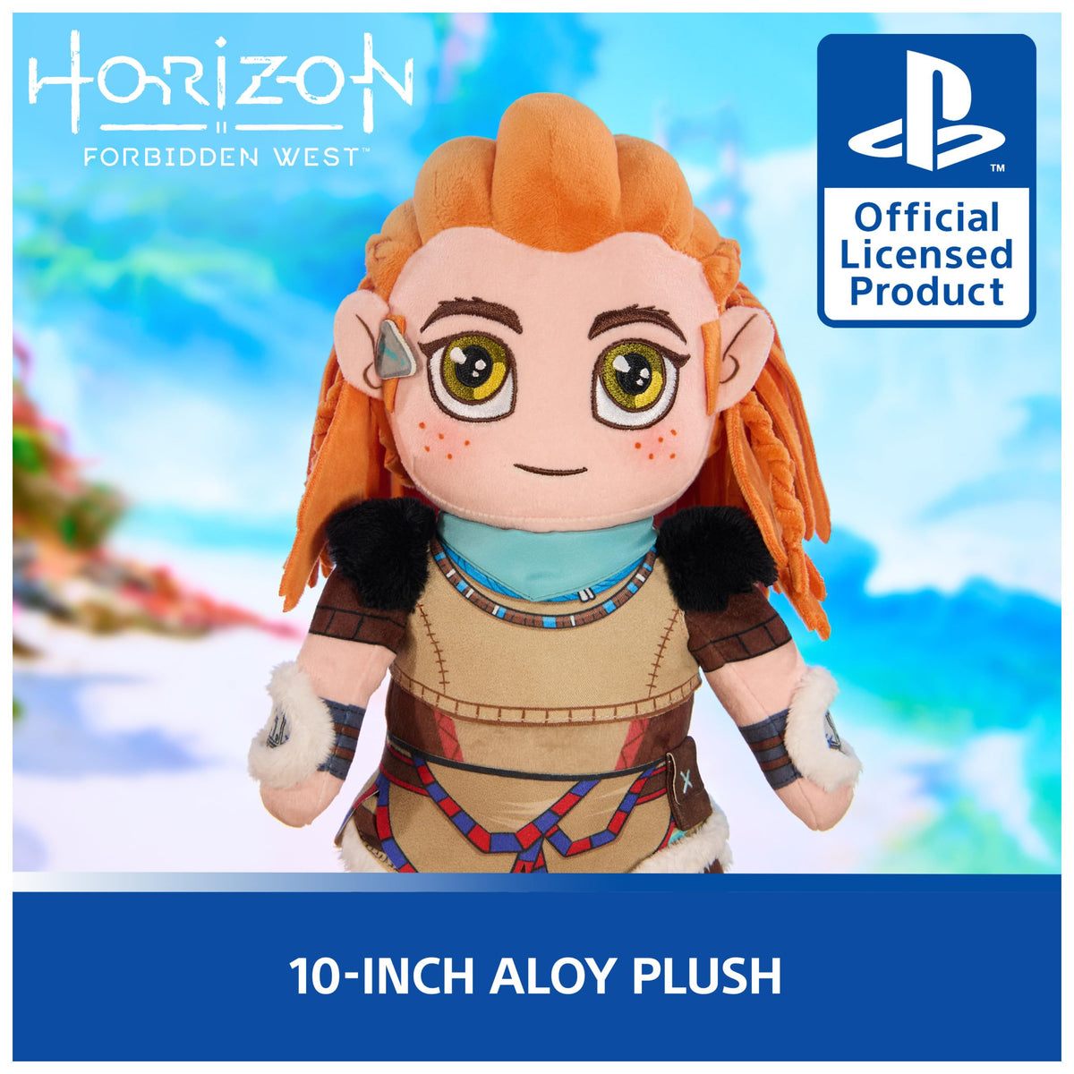 PlayStation Horizon Forbidden West Aloy 10-Inch Premium Collector Plush – Official PS5 Toy & Gift