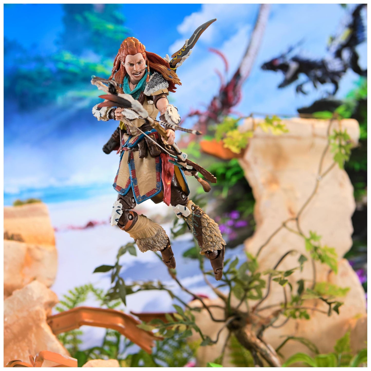 PlayStation Horizon Forbidden West Aloy Deluxe 6-Inch Figure | The Shapes Collection