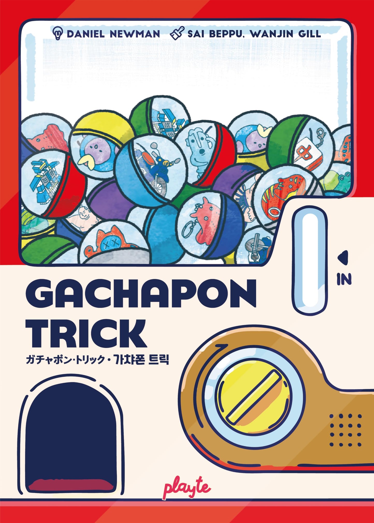 Playte Gachapon Trick Board Game - Adult Strategy Card Game (Ages 14+) - 2025 New
